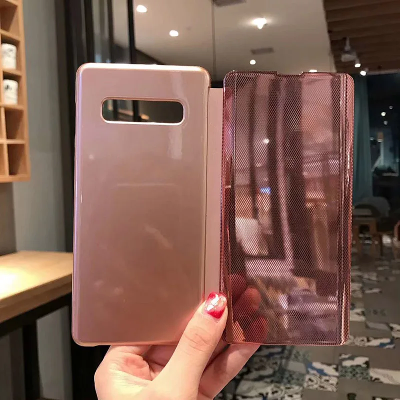 Smart mirror Flip Luxury phone case For Samsung S8 S9 S10 Plus S7 Edge A30 A50 A70 A750 Note 8 9 S10E back cover |