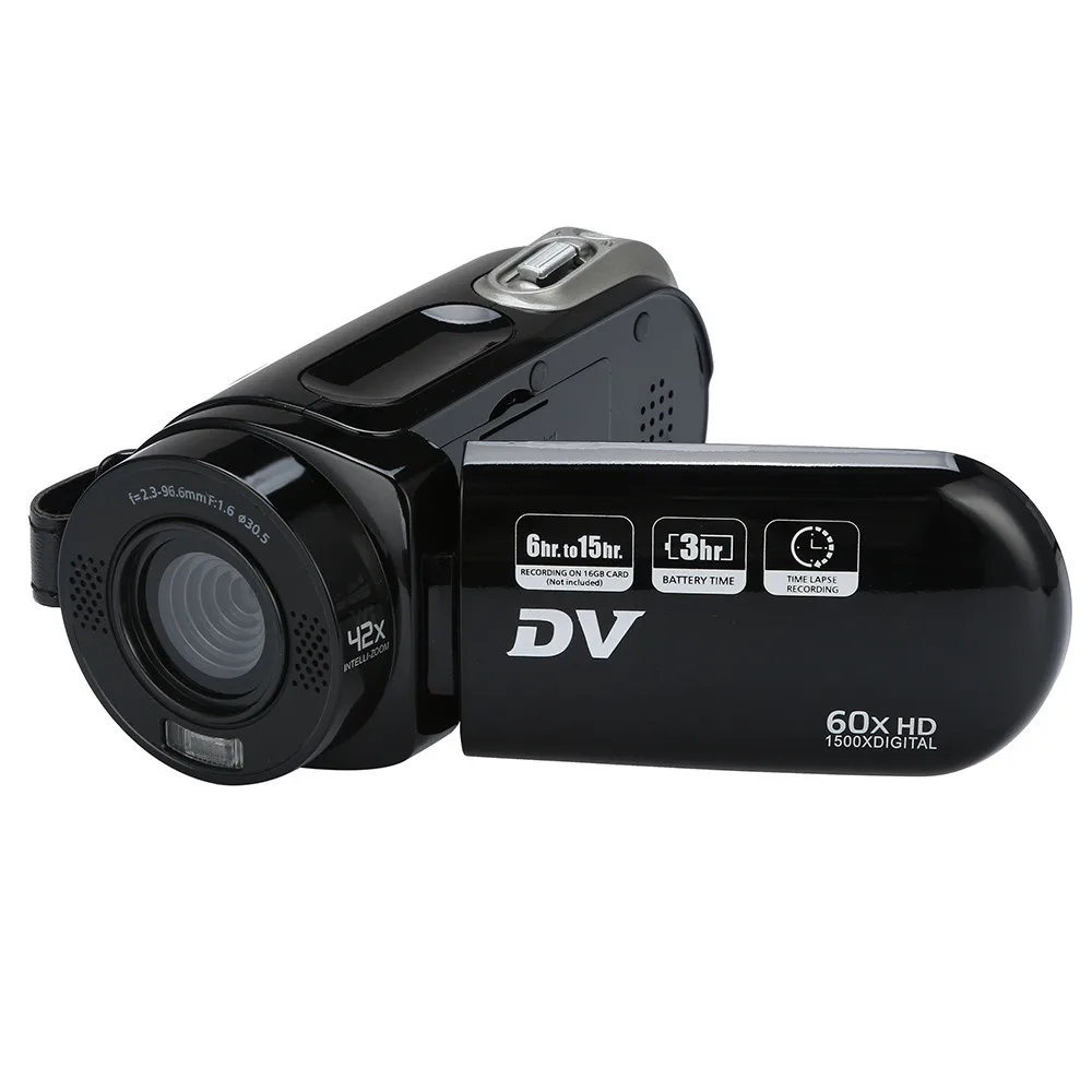 Видеокамера HD 1080 P Портативная Цифровая камера 4X цифровой зум с микрофоном 20A Прямая YECF