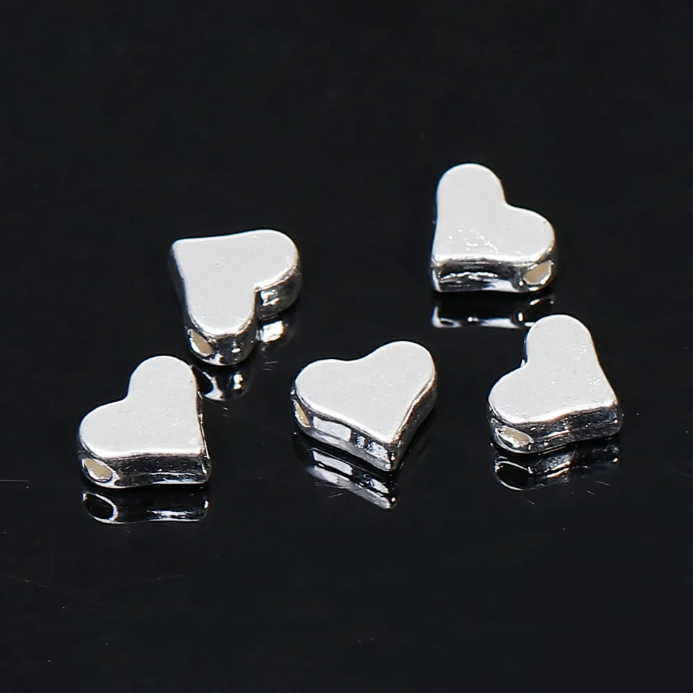 DoreenBeads сплав на основе цинка серебристые цветные разделительные шарики детали