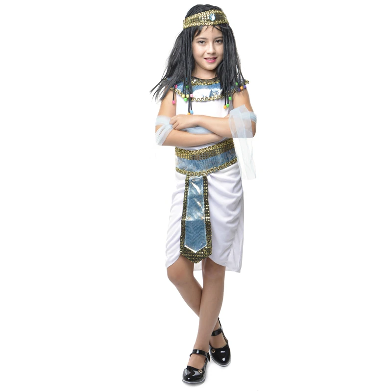Sexy Fancy Dress Egypt Princess Costume For Girls Halloween Performance Cosplay Clothing Children Evening Party Clothes | Тематическая