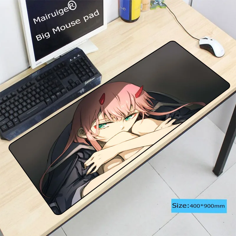Mairuige мой любимый аниме в FRANXX геймерские игровые коврики большой замок край