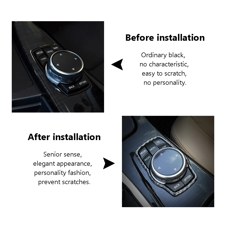 Автомобильный Стайлинг OVERE наклейки из углеродного волокна для интерьера