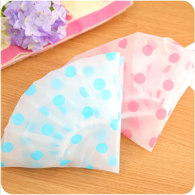 1 шт. симпатичная шапочка в голубую точку для ванны мужчин и женщин