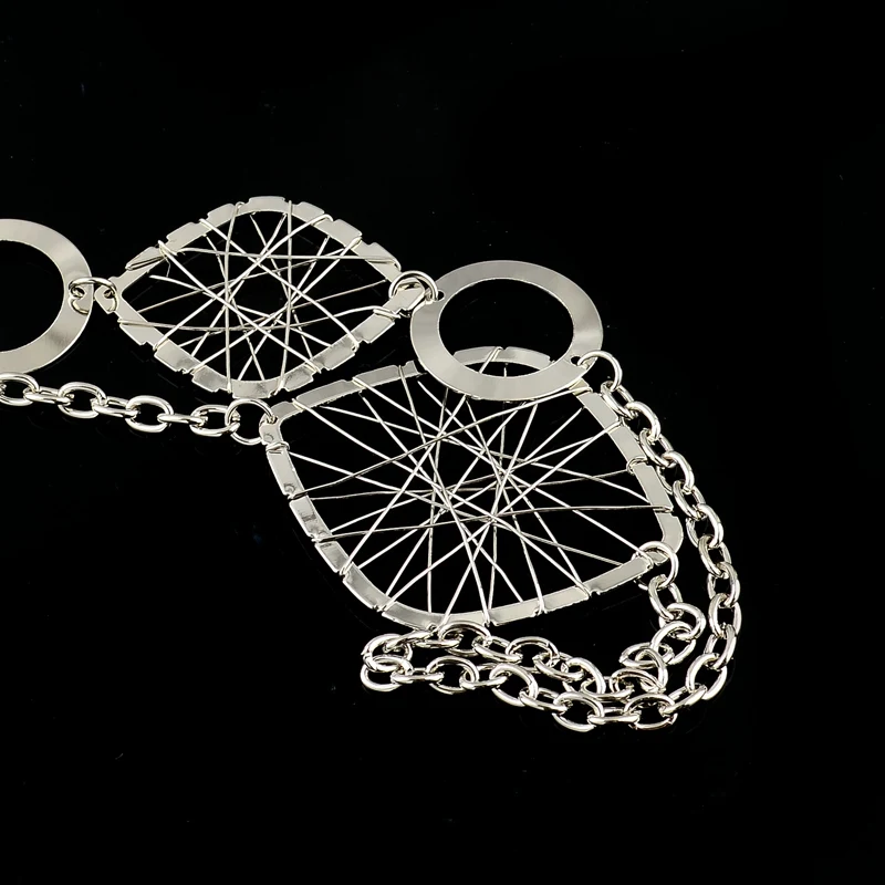 LongWay ожерелья 3 цвета Женские Ретро листья длинная Очаровательная цепочка