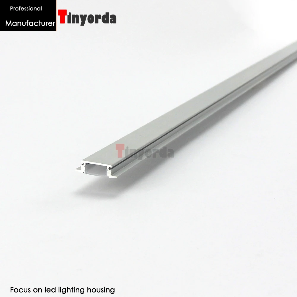 Tinyorda 100 шт. (длина 2 м) Led профиль Alu канала для 12 мм Светодиодная лента