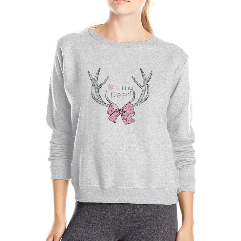 Красивые женские толстовки Oh my deer Женский свитшот Женская Толстовка Оверсайз в