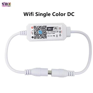 Wifi Single Color DC Magic Home DC5V 12 в 24 в Bluetooth беспроводной WiFi контроллер, RGB/RGBW IR RF светодиодный контроллер для 5050 WS2811 WS2812B светодиодный пиксель полосы - Цвет: Wifi Single Color DC