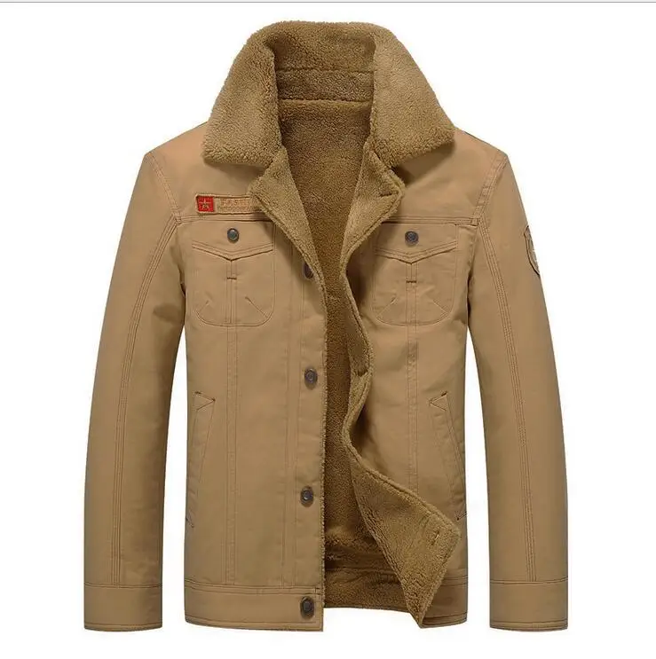 Hommes Veste Manteaux D'hiver военный бомбер Vestes Homme Jaqueta Masculina Mode Denim Manteau 2019|Мужские куртки| |