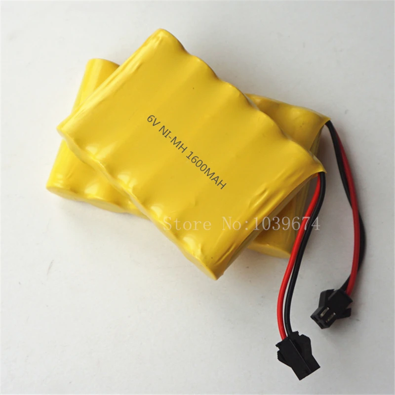 Заводская розетка для перезаряжаемых аккумуляторных батарей 6 в Ni-MH 1600 мАч 1 2 AA * 5