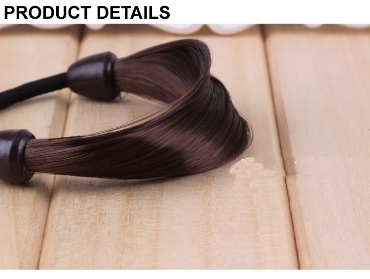 1 шт. эластичные повязки Шнуровых для Для женщин волос Веревка Hairband синтетический парик ленты для волос резинкой для волос аксессуары
