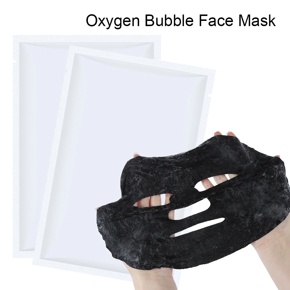 1 шт. кислородный пузырьковый лист Маска Очищающая удаляющая грязь черная