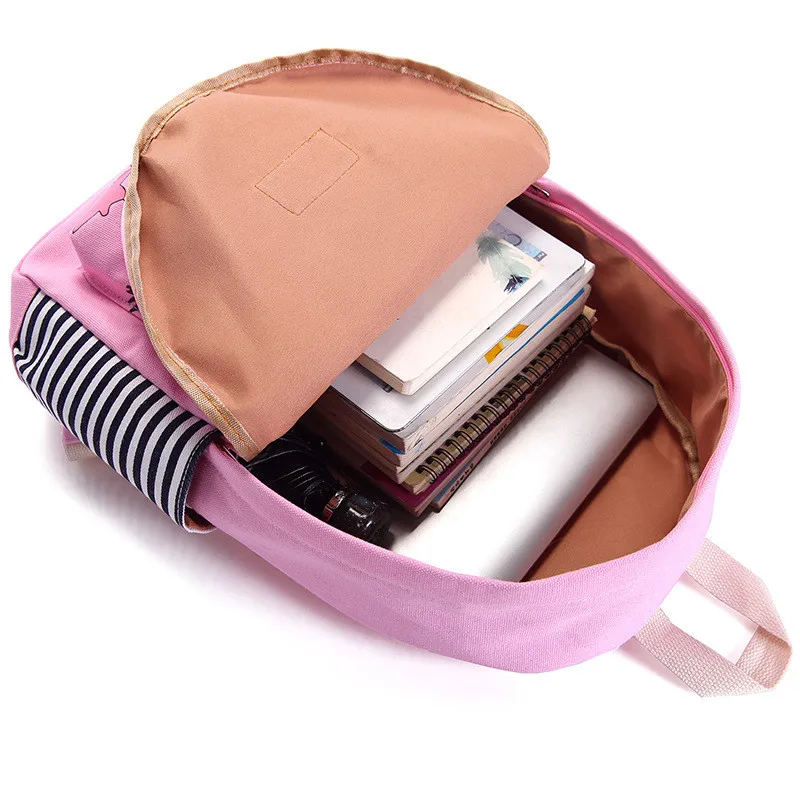 Fondhere 2019 Новый женский холщовый рюкзак милый Бегемот Сумка молодежная дорожная