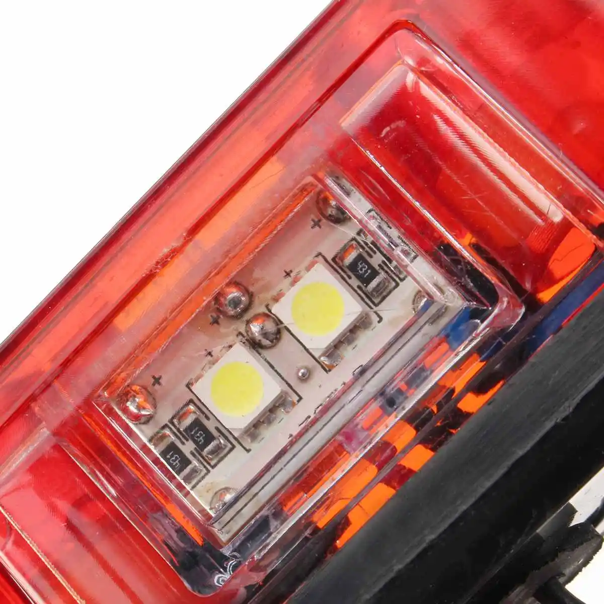 Тип 12v 24v Автомобильный светодиодный номерной знак светильник универсальные светодиодные номерные знаки автомобиля грузовика прицепа автобуса задний светильник