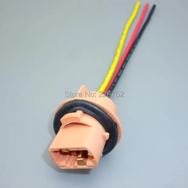 Shhworldsea 12 см 20AG Вт медный кабель 10 шт./лот T20 АВТО патрон для лампы АВТОМОБИЛЬНЫЙ