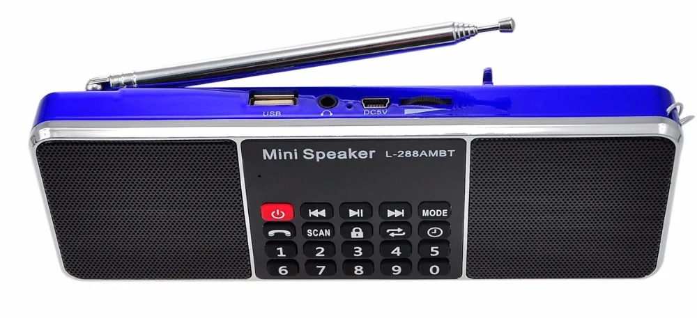L-288AMBT супер бас стерео звук портативный мини беспроводной BT bluetooth динамик с MP3 музыкальный аудио плеер AM радио и FM радио
