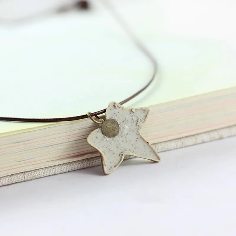 Ожерелья с кулоном в китайском стиле уникальные керамические аксессуары ручной