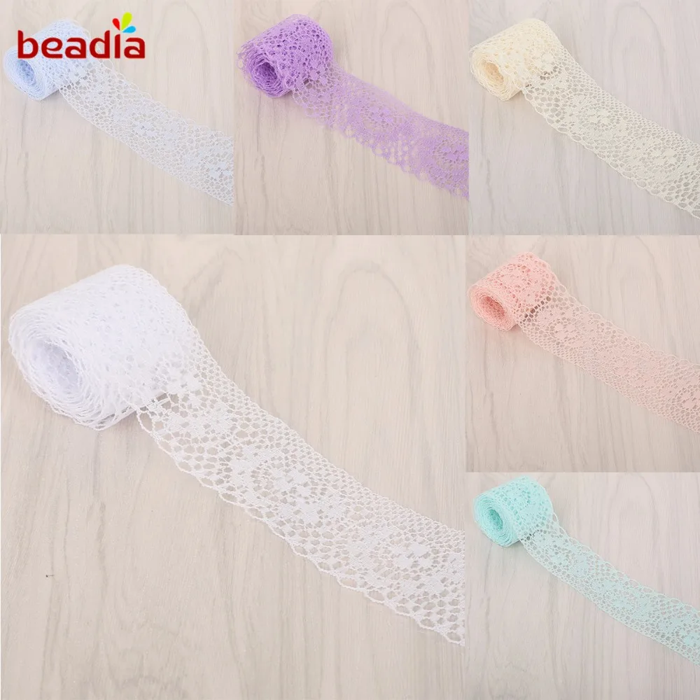 10 ярдов/партия кружевная лента ширина 4 см|lace ribbon|lace trim fabrictrim fabric |