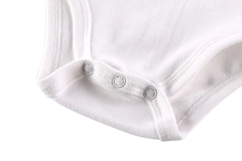 3 шт./лот Белый Нежный боди для малышей Унисекс Одежда новорожденных Комплект