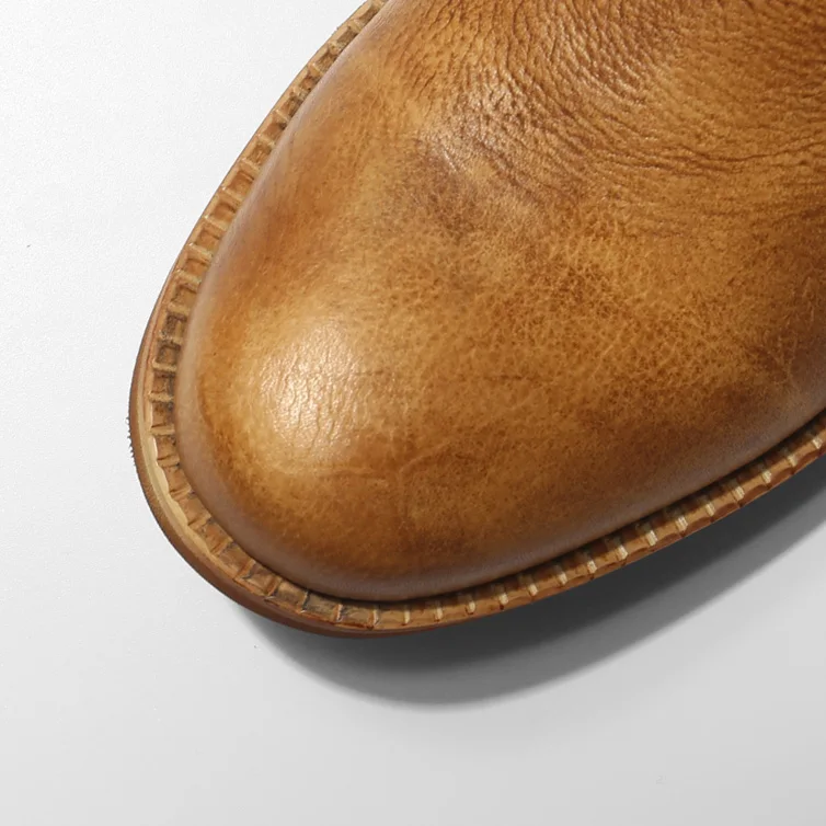 Мужская обувь из натуральной воловьей кожи удобная винтажная дышащая