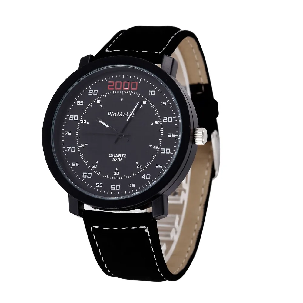 Часы Relojes Hombre мужские спортивные Модные Кварцевые водонепроницаемые с большим