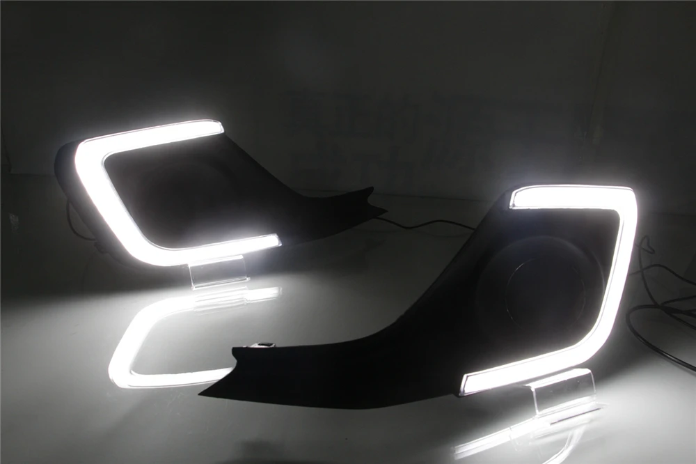 CSCSNL 1 набор 12V ABS колпак противотуманных фар DRL Дневной светильник s с желтым
