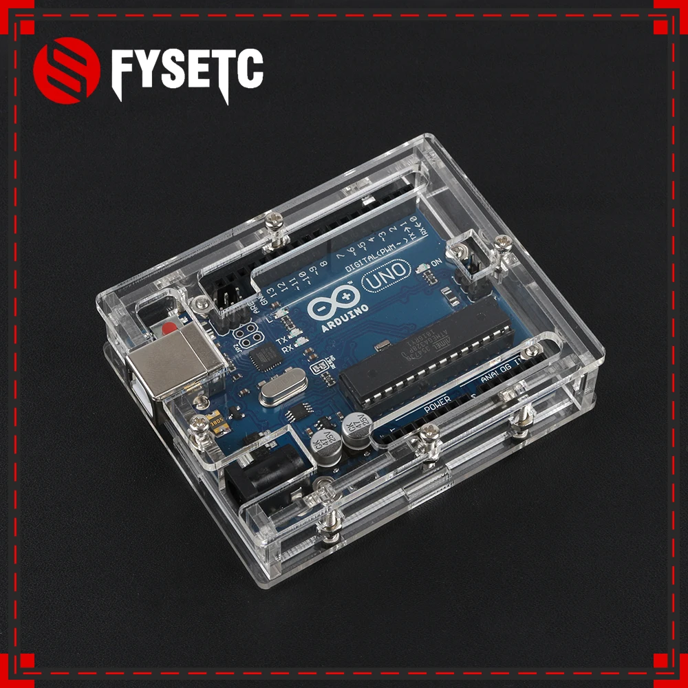 2 шт. Uno R3 чехол корпус Прозрачная Акриловая крышка Совместимость для Arduino борту