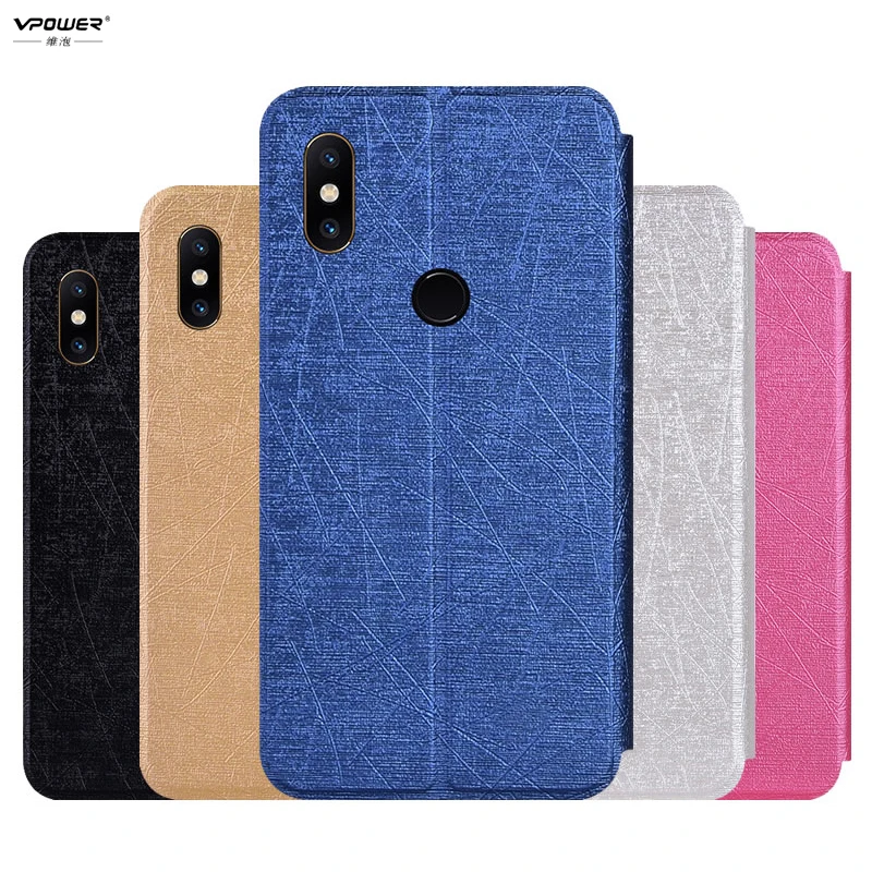 Для Xiaomi Mi Mix 2S Чехол Mix2S ТПУ чехол силиконовый Флип кожаный Vpower оригинальный