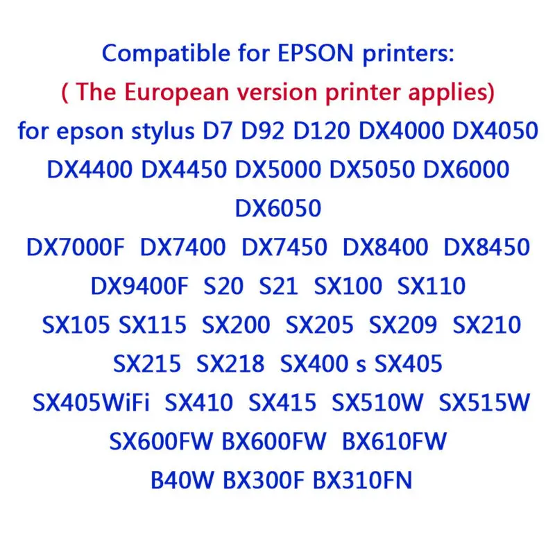 Совместимый чернильный картридж T0711 для EPSON Stylus SX515W SX600FW SX610FW BX600FW BX610FW DX6000 DX6050 DX7000F