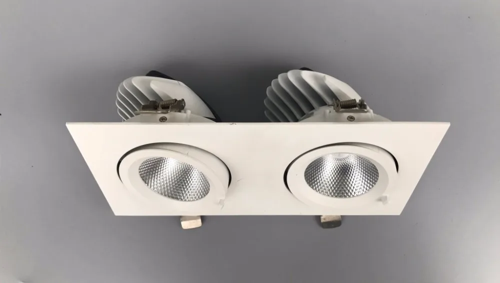 2x12 Вт CREE Поворот на 360 градусов с регулируемой яркостью Двойные головки COB