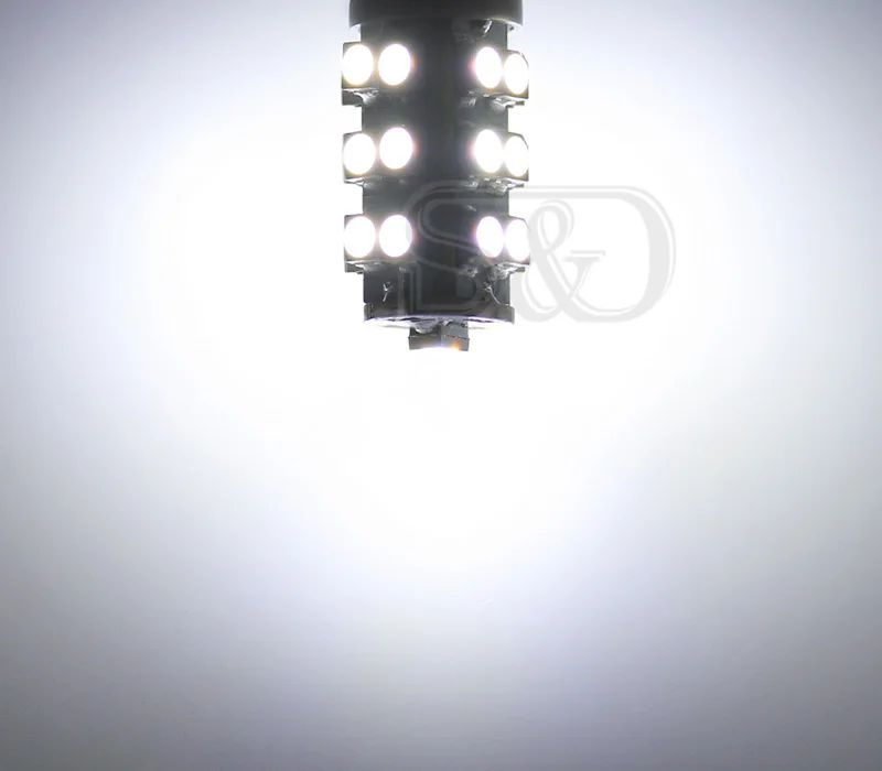 2 шт. 880 890 PGJ13 25 SMD Pure White автомобилей Туман Хвост сигнала светодиодный автомобиль