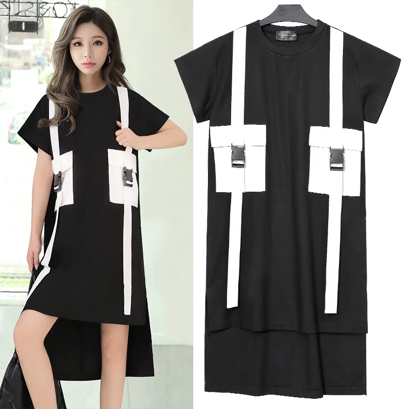 [] Biutefou Новое поступление ремни украшения лоскутные платья дамы 2017 Лето