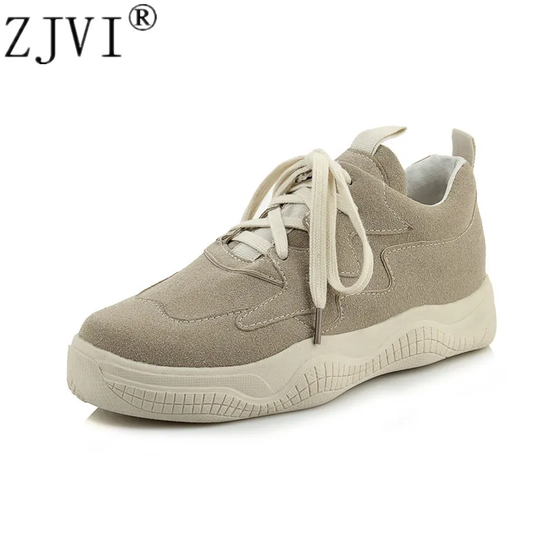 Женская Повседневная обувь ZJVI черные кроссовки на плоской подошве со шнуровкой