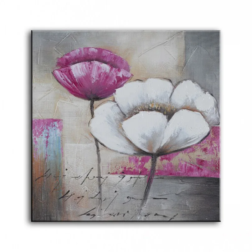

Hand painted oil Painting Wall Art for Home Decoration Beautiful flowers Abstract oil paintings