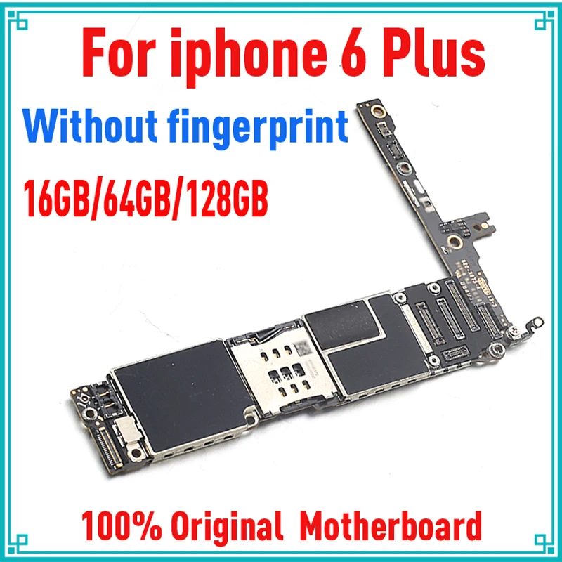 Оригинальная разблокированная материнская плата 16 Гб/64 Гб/128 ГБ для iphone 6 plus с/без