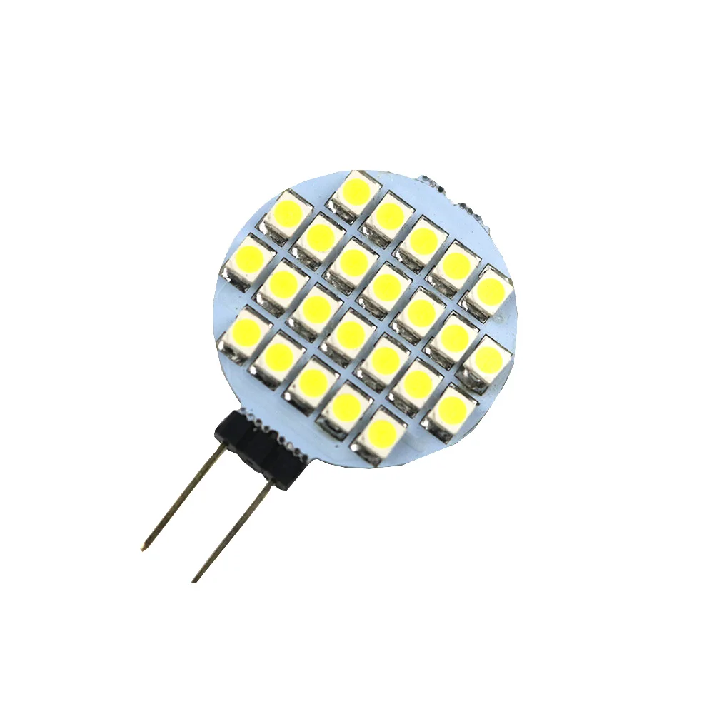 Светодиодная лампа G4 4 Вт 3528 SMD светильник Кукуруза холодный белый теплый 12 в пост.