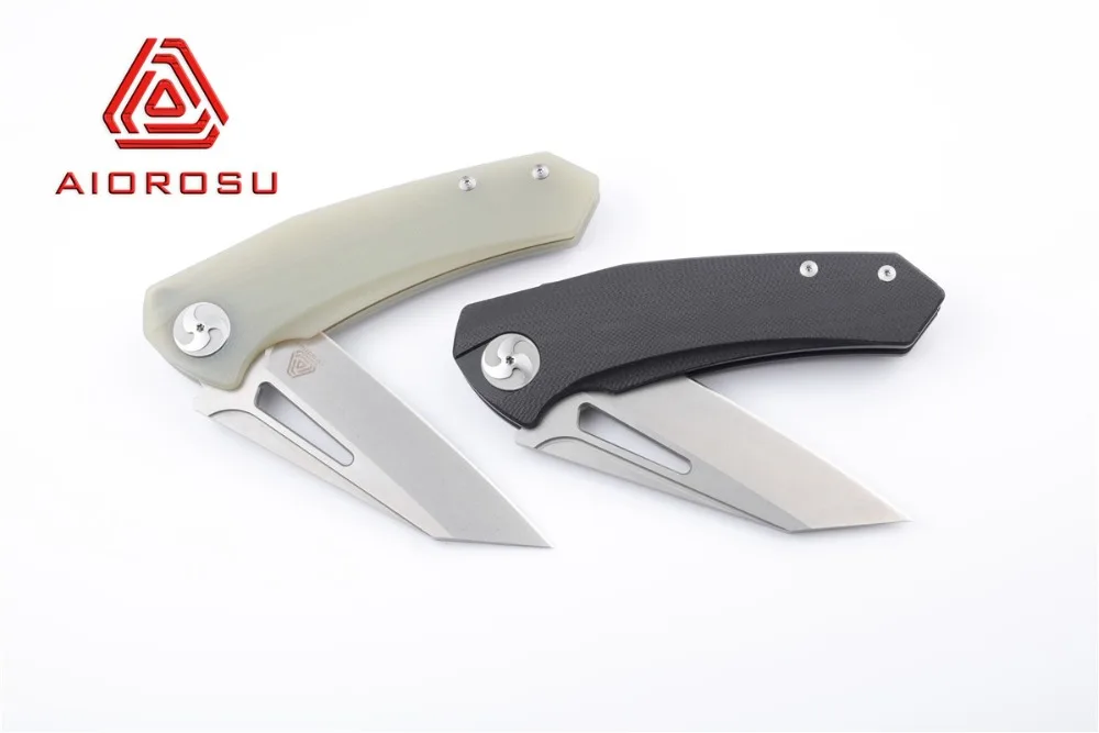 Aiorosu TORNADO Складной Нож EDC 440C Stonewash лезвие