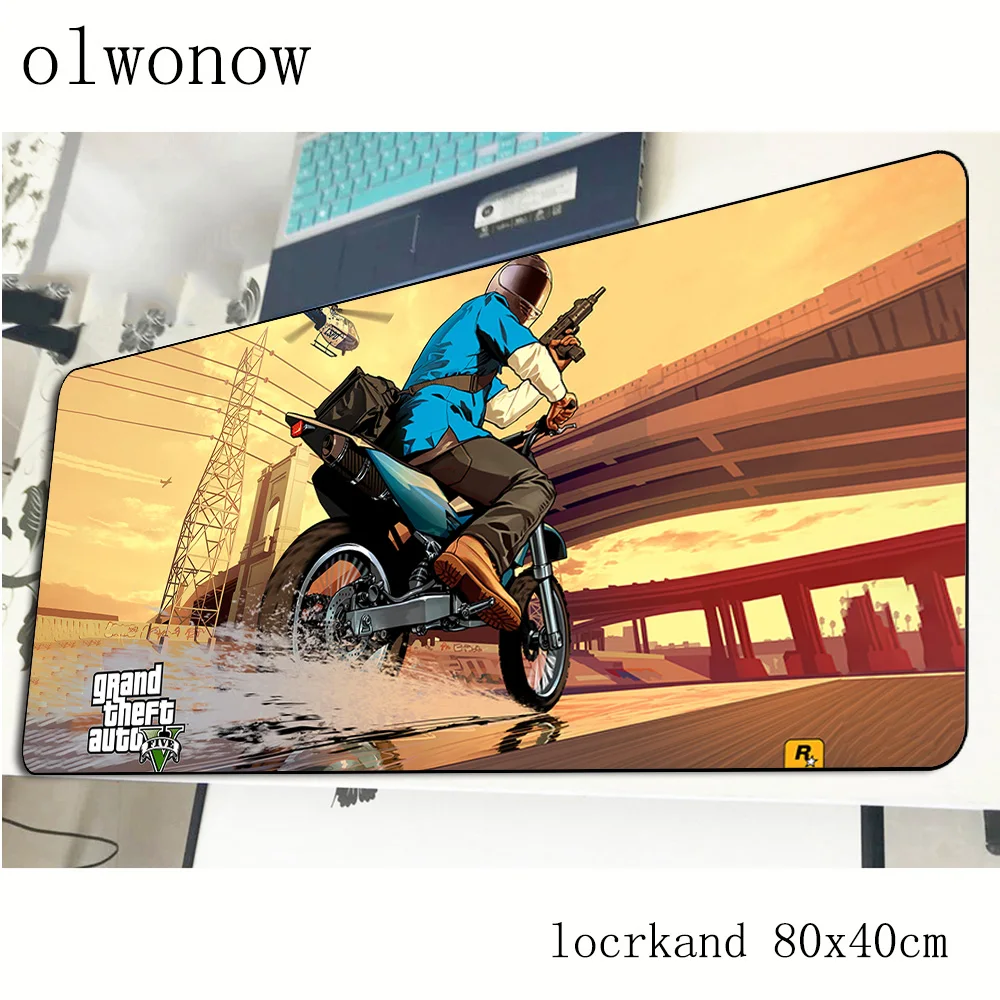 Гелевый коврик для мыши gta большой игровой 800x400x2 мм индивидуальные аксессуары