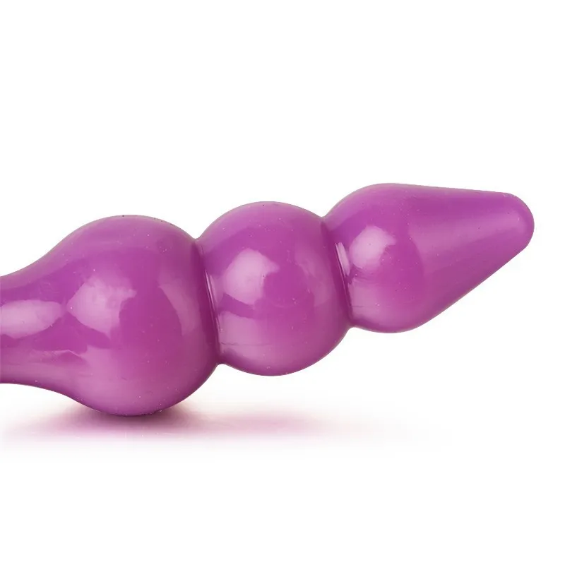 DN014/Silicone Jelly Anal Toys Butt Plugs Beads Adult Sex Products Men Women Plug Stopper Stimulating | Красота и здоровье