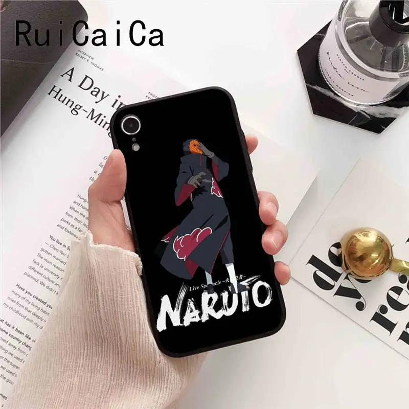 Чехол для телефона Ruicaica Naruto akatsuki pain Itachi Uchiha Japanese black iPhone 8 7 6 6S 6Plus X XS MAX 5 5S SE XR |