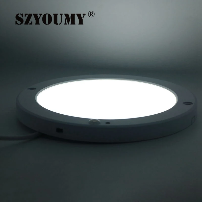 SZYOUMY LED панель света PIR датчик движения Детектор тела потолок 18 Вт 15 мм ультра