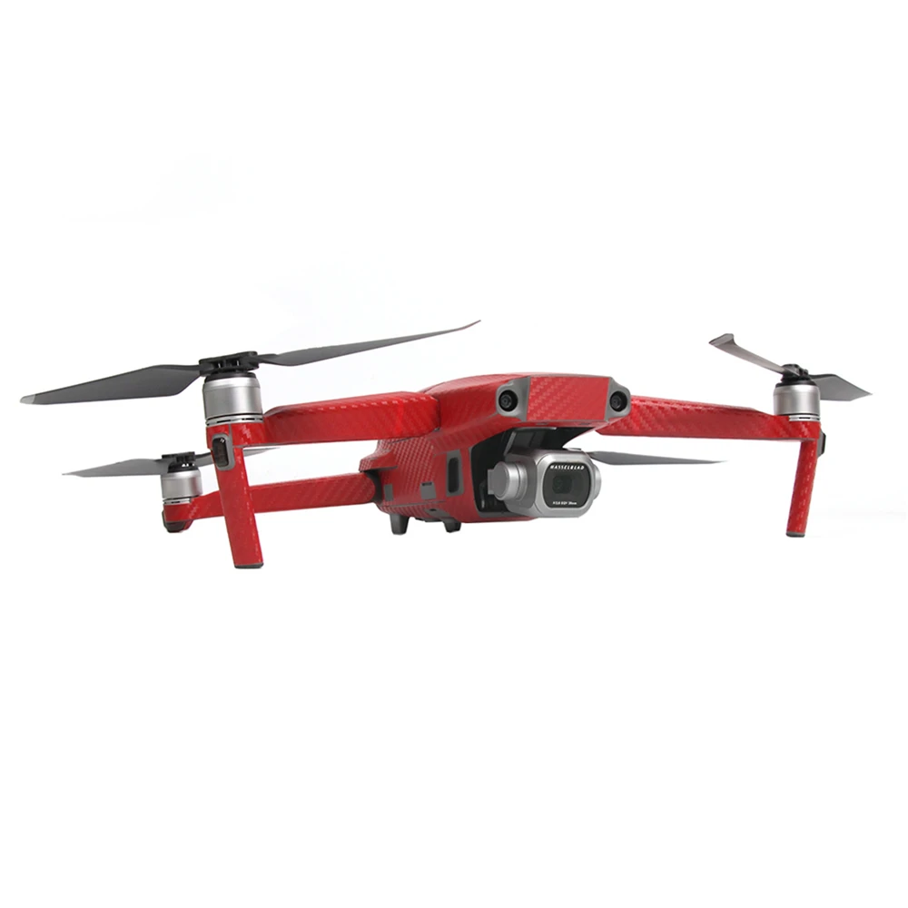 1 компл. 3D углеродное волокно Водонепроницаемый волоконная Кожа Наклейка для DJI Mavic 2 Pro& Zoom Drone корпус РУКА батарея и пульт дистанционного управления