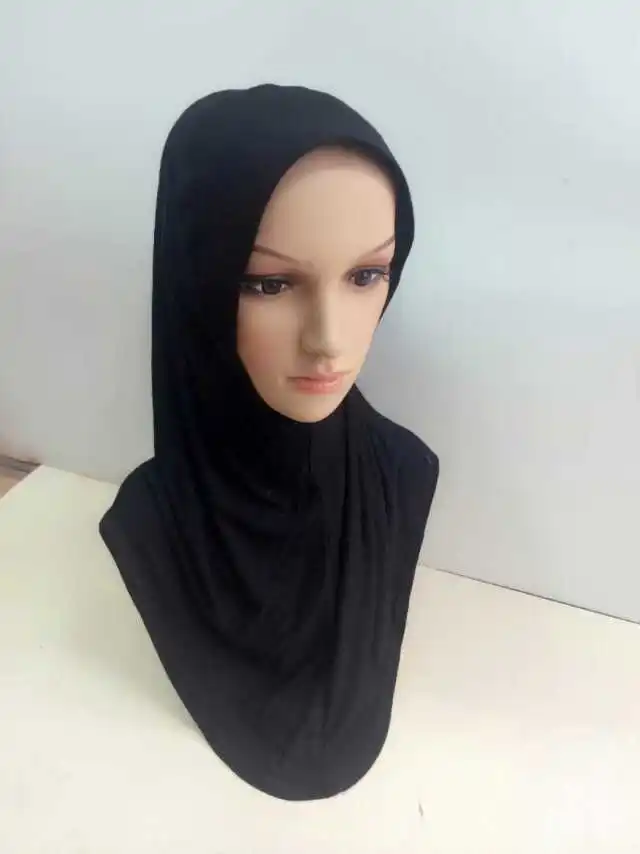 LJ7 стиль хиджаб для детей складывается 2 шт. детей hijabs модный мусульманский хиджаб дети пашмины - Цвет: TJ18001
