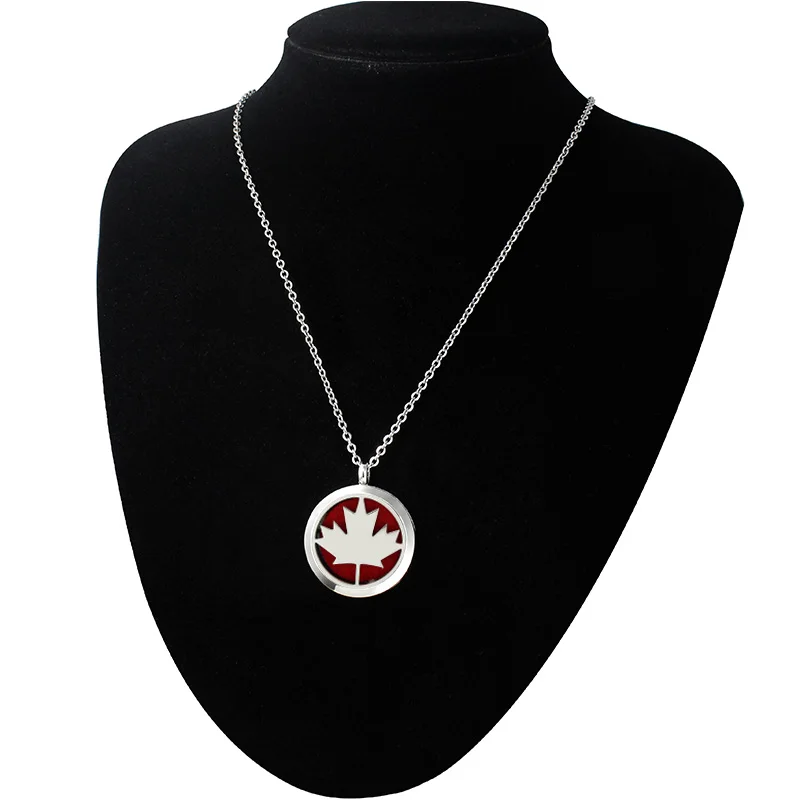 30 мм круглые смешанные стильные ожерелья с эфирными маслами диффузор 316L из