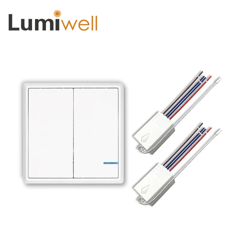 Радиочастотный дистанционный переключатель Lumiwell беспроводной без проводки