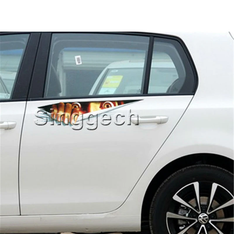 Реалистичные 3D Глаза наклейки для автомобиля Skoda Octavia 2 A7 Fabia Superb Yeti Volkswagen VW Polo Passat B5