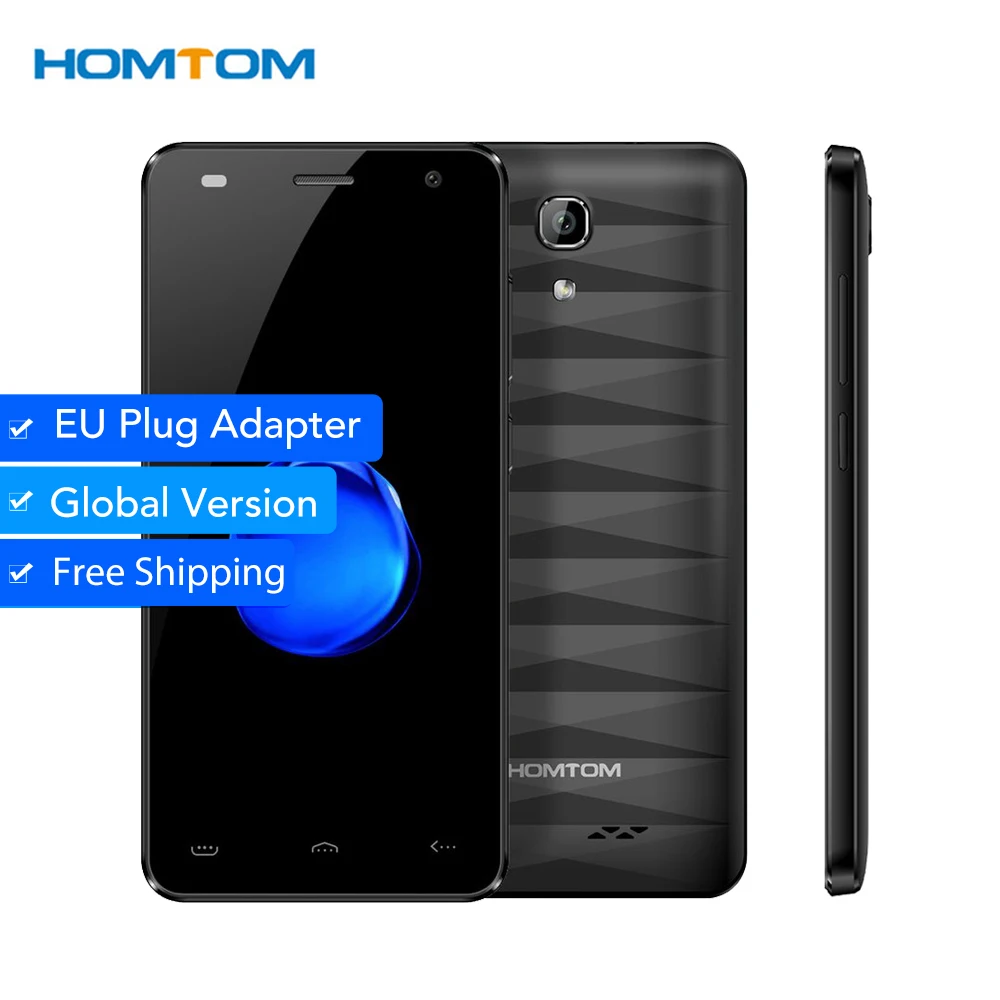 HOMTOM HT26 смартфон 4G 4 5 дюймов четырехъядерный Android 7 0 Камера 2300 мАч мобильного
