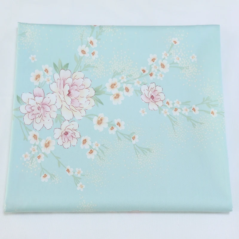 Бесплатная доставка 100% хлопок ширина 2 35 м ткань гардении с цветочным принтом для