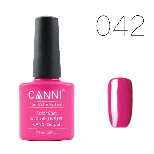 42 CANNI UV лак для ногтей 145-168 Блестящий УФ-гель для ногтей лак светодиодный впитывающий клей для нейл-арта УФ-гель лак 238 цветов CN03 - Цвет: 42