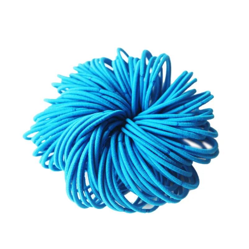 /50PCS Women Elastic fine 5cm Hair Bands Candy colors Rubber Band Ponytail Holder Gum For Women Headband Hair Rope Accessories - Цвет: 5QD2