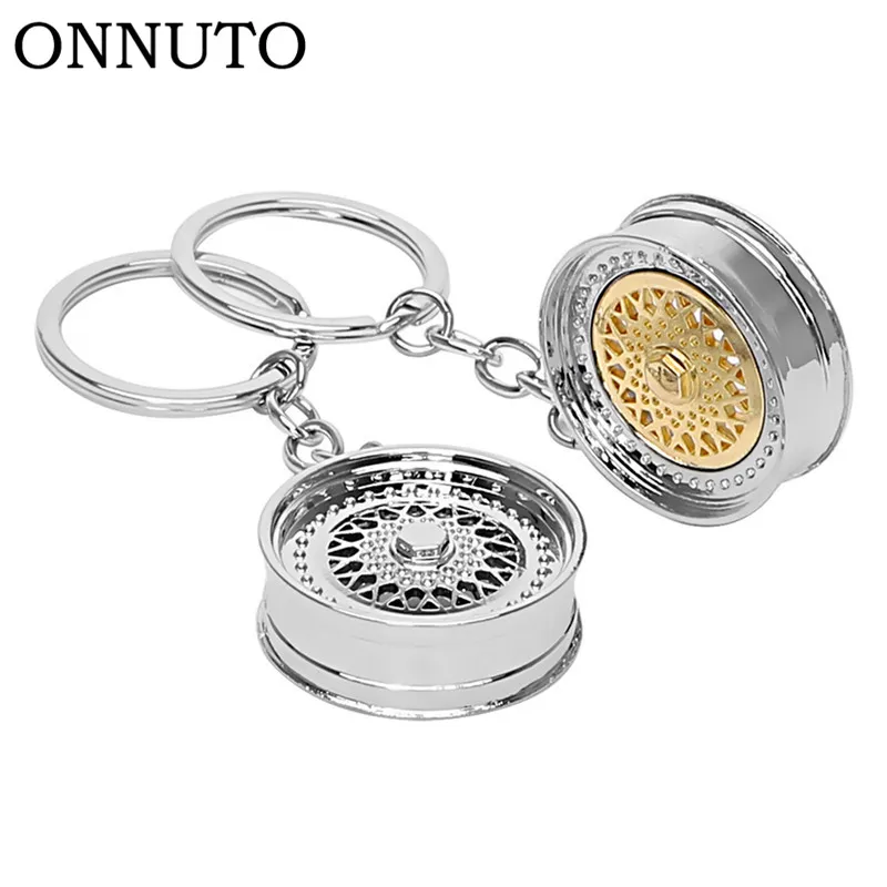 Брелок для ключей 3D миниатюрное колесо BBS Rim модель брелка популярный креативный